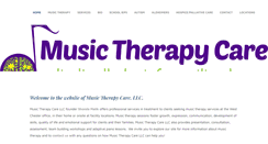 Desktop Screenshot of musictherapycare.com